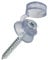 Bulk Hardware BH02184 Vis de toiture avec embout et rondelle en Plastique transparent, Set de 100 Pièces