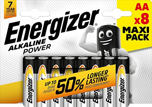 ENERGIZER PILAS ALKALINE POWER ENR AA BP8 BR