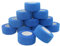 COMOmed 12 Stücke Kohäsive Bandage Fixierbinde Selbsthaftend Elastisch 2.5cm breit x 4,5 Meter dehnbar,Wundverband, Verband Hand, Elle, Knie, Fuß, Gelenkte, Fingerverband, Pflasterverband,Blau