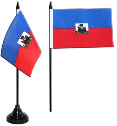 Digni® Drapeau de Table Haiti, Mini Drapeau - 10 x 15 cm
