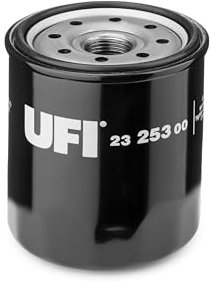 UFI Filters, Filtro Olio 23.253.00, Filtro Olio per Ricambio, Adatto a Moto, Applicabile su Diversi Modelli Case e Case IH, Caterpillar, Dynapac, J.C.B., Lexus, Mini, New Holland, Toyota e Volkswagen