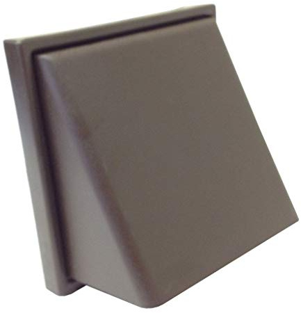Extractor Fan Cover Manrose Dual Spigot Brown Cowled 100mm Extraction
