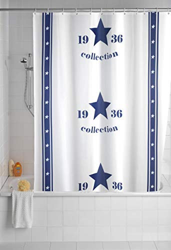 WENKO 20966100 Collection 1936 Rideau de Douche 180 x 200 cm
