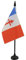 AZ FLAG - Tischflagge Frankreich Freier 1940-1944 - 15x10 cm - Französische Alt Tischfahne 10 x 15 cm - Flaggen
