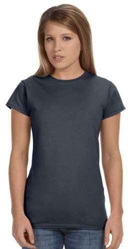 Gildan Ladies Soft Style Short Sleeve T-Shirt (L) (Charcoal)