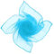 Boolavard Sheer Chiffon Platz Schal in den Farben - im Stil der 50er (Sky Blue)