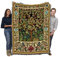 Pure Country Weavers William Morris Baum des Lebens Decke, Baumwolle, blau, L