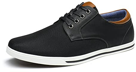 Bruno Marc Mens Trainers Causal Shoes,Size 8,Black,RIVERA-01