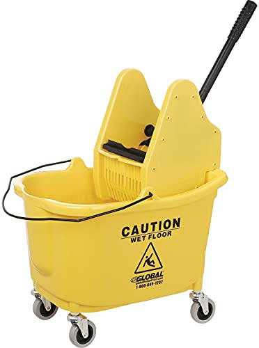 Mop Bucket And Wringer Combo - Down Press