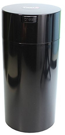 Tightvac - 5oz to 24 Ounce Vacuum Sealed Container - Black Body/Black Cap