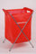 Wäschesammler Orange - Wäschebox Wäschesack Wäsche Box Wäschetruhe Wäschekorb Sammelbox