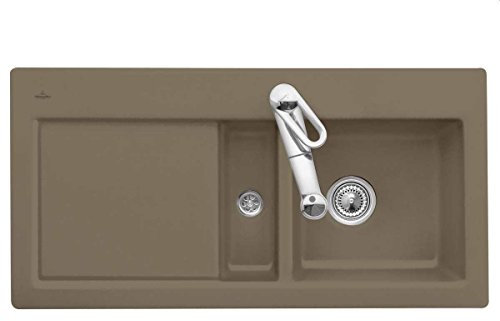Villeroy & Boch Subway 60 Timber - 6712 01 TR Keramikspüle Handbetätigung