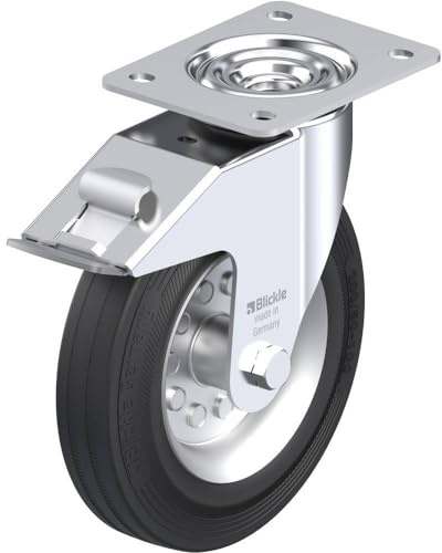 Blickle 380055 LE-VE 200R-FI Lenkrolle mit Feststeller Rad-Durchmesser: 200 mm Tragfähigkeit (max.): 205 kg 1 St.