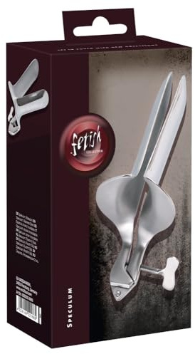 Sextreme Vaginalspekulum - Spekulum für verführerische Vaginal-Einblicke, Sexspielzeug für Paare, erotischer Schamlippenspreizer, Toy für Rollenspiele, silber
