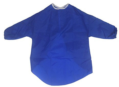 Childrens Kids Toddler Waterproof Play Apron - Age 8-10 Years - Painting, Baking, Cooking, Smock - Blue