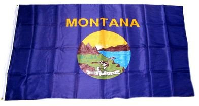 Flagge Fahne USA - Montana 90 x 150 cm FLAGGENMAE®