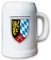 Krug/Bierkrug 0,5l -Bierkrug 4.Panzergrenadierdivision PzGrenDiv Bundeswehr Wappen Emblem Abzeichen Verbandsabzeichen Einheit Regensburg Dienstzeit Reservist Krug #12941