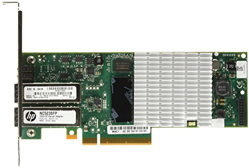 HP 593717-B21 NC523SFP Scheda di Rete, 10 GB, 2 Porte, Verde