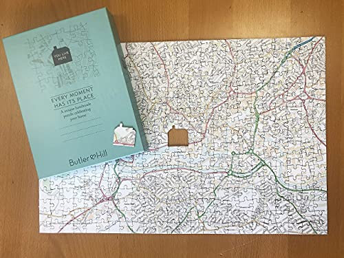 Butler and Hill Personalised London Street Map Jigsaw (255 pieces) - Gift
