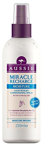 Aussie Miracle Recharge Leave Moisture Infuser mit Macadamianussöl, 250 ml