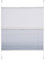 Liedeco® Plissee (Day and Night) verspannt mit Klemmträger / 40 x 130 cm weiß-weiß (Breite x Höhe) / lichtdurchlässig und lichtundurchlässig Blickdicht stufenlos verstellbar in einem Doppelplissee