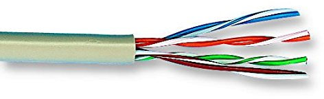 Cavo/filo – Cavo di rete – 4 paio 100 m CAT6 grigio – 7812e.00b100