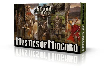 CMON, Blood Rage – Die Mystiker von Midgard, Erweiterung, Expertenspiel, Strategiespiel, 2-5 Spieler, Ab 14+ Jahren, 90+ Minuten, Deutsch