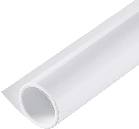 Selens White Backdrop PVC Photography Background Vinyl 100x200cm Photo Studio Matte Waterproof Paper Portable for Food Product Portrait Flat Lay Props Pet Cosmetics Jewelry Shooting Video
