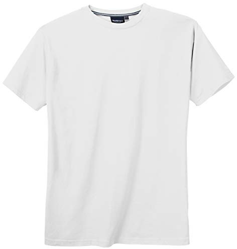 North Latitude T-Shirt weiß Übergröße