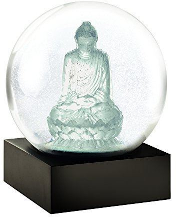 CoolSnowGlobes Kristallbuddha Schneekugel