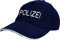 Fan-O-Menal Baseballcap mit Stick - Polizei - 68400 dunkelblau - Cap Kappe Baumwollcap