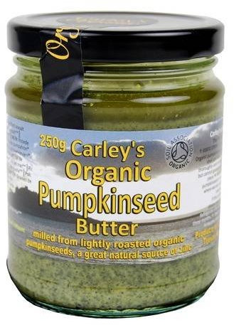 6 Pack of Carley's Organic Pumpkin Seed Butter 250 g