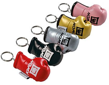 KWON Schlüsselanhänger Boxhandschuh silber