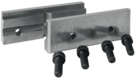 Schraubstockbacken Paar m.Schrauben , passend für Maschinenschraubst: 40 00 830 892, Backenbreite : 125 mm