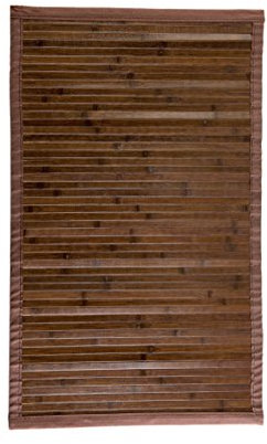 Estores Basic Natural Tapis en Bambou Marron foncé 80 x 150 cm