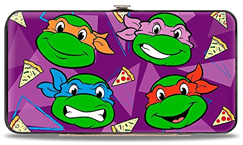 Buckle-Down Nickelodeon Unisex-Adult's Hinge Wallet-Ninja Turtles, Medium