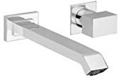 Bellosta - Miscelatore lavabo a Parete Serie Forme Art.6505/3-01 - Bocca Normale, Cromo, A Magazzino