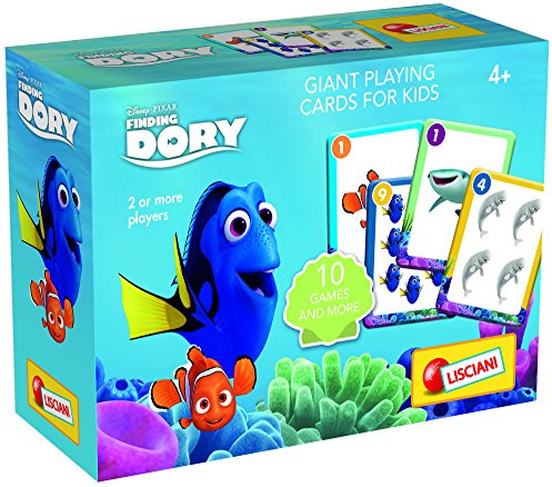 Lisciani-Spiele Nemo/Finding Dorie Giant Cards, Mehrfarbig, 56934