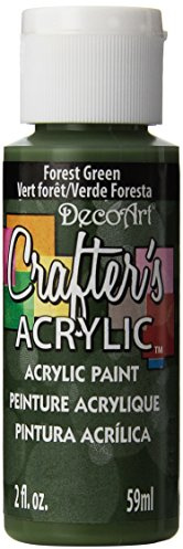 DecoArt 59 ml Crafters Acrylic, Forest Green