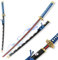 Swords and more Roronoa Zoro Katana One Piece, Edelstahl-Schwert mit Scheide, 96,5 cm, Samurai-Deko, Schwert für Anime-Deko, Cosplay, Sammlungen & als Geschenk
