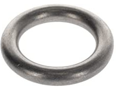 Ochsenkopf Aluminium-Ring, Geschmiedetes Aluminium, Zum Verhindern von Absplitterungen beim Eintreiben, 8.0 x 8.0 x 1.3 cm