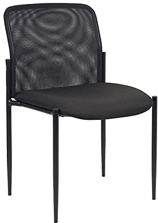 Boss Office Products Mesh Guest Chair in Black (B6919)