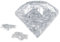3D Jigsaw Puzzle, Cube Crystal Puzzle - Clear Diamond, Gift Ideas