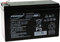 Batterie gel net plomb Batterie pour onduleur APC Back-UPS ES 700, 12 V, plomb-acide