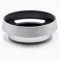 vhbw Gegenlichtblende für 37mm Objektiv - Streulichtblende, Silber, Metall, rund