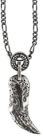 cai Herren Anhänger mit Kette 925/- Sterling Silber 55cm Matt ohne Stein Silbergrau 132250535-55