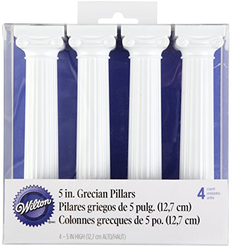 Wilton Griechische Kuchensäulen, 12,7 cm, 4 Stück