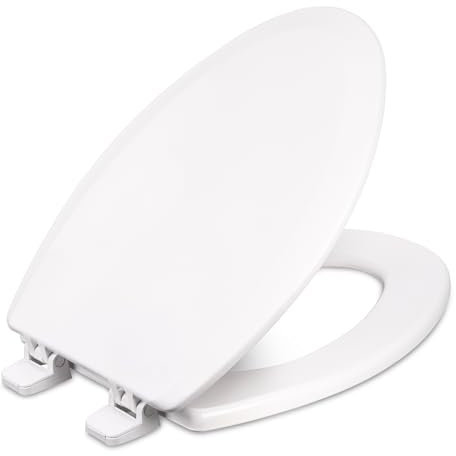 Centoco HL800STS-001 Plastic Elongated Toilet Seat with Closed Front, White