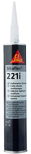 Sika - Sikaflex-221i, haftstarker Dichtstoff, 300 ml, schwarz