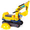boppi Ride On Toy Digger/Kids Digger Toys for 1 Year Old and Up Movable Ride On Digger On 6-Wheel Track/Tractor for Children With Safety Hard Hat – Yellow